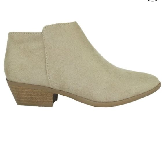 UNR8ED SIDE ZIPPER +ROUND TOE ANKLE BOOTIE - Picture 6 of 15